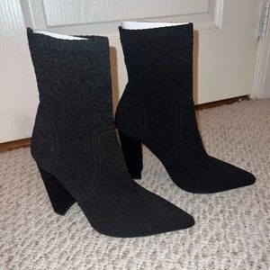 Topshop Esme Knit Ankle Boots